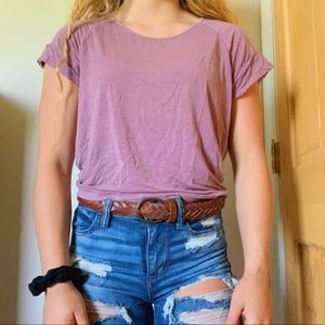 American Eagle Purple Tee